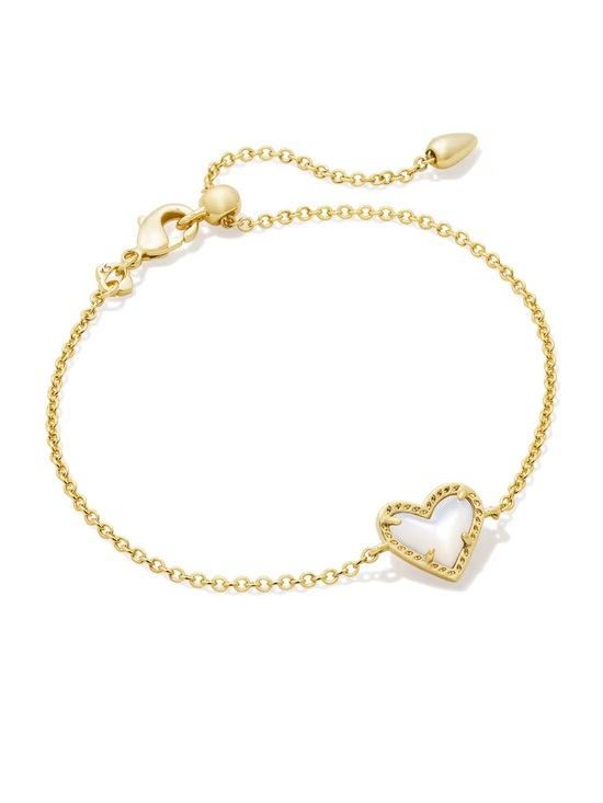 Kendra Scott Jewelry - Kendra Scott Ari Heart Pendant Mother of Pearl Bracelet